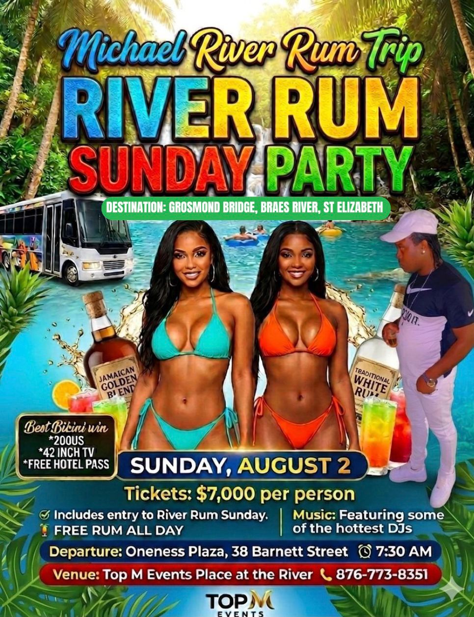 Chop Chop (Michael) River Rum Trip promoter artwork