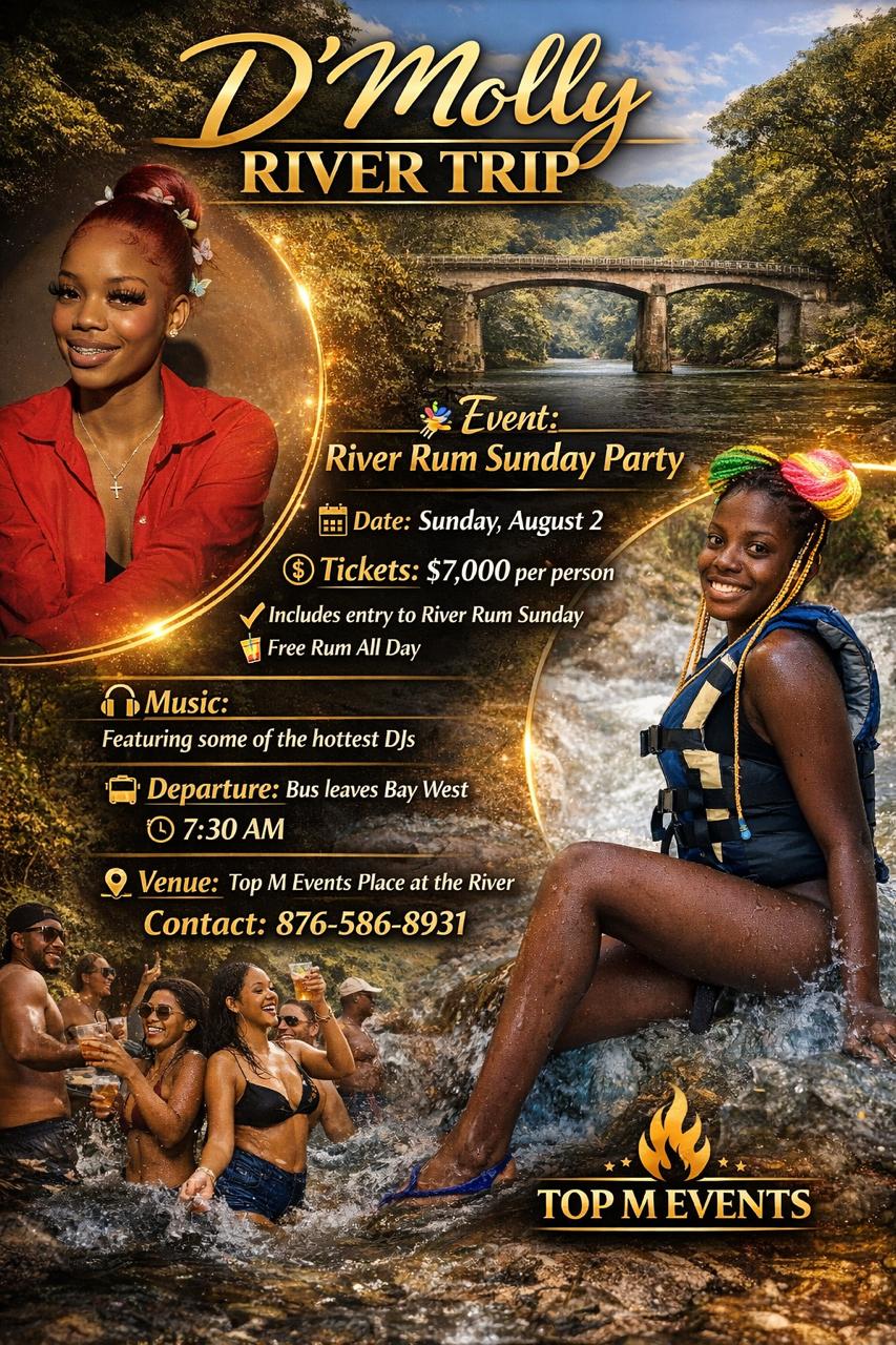 D'Molly River Rum Trip promoter artwork