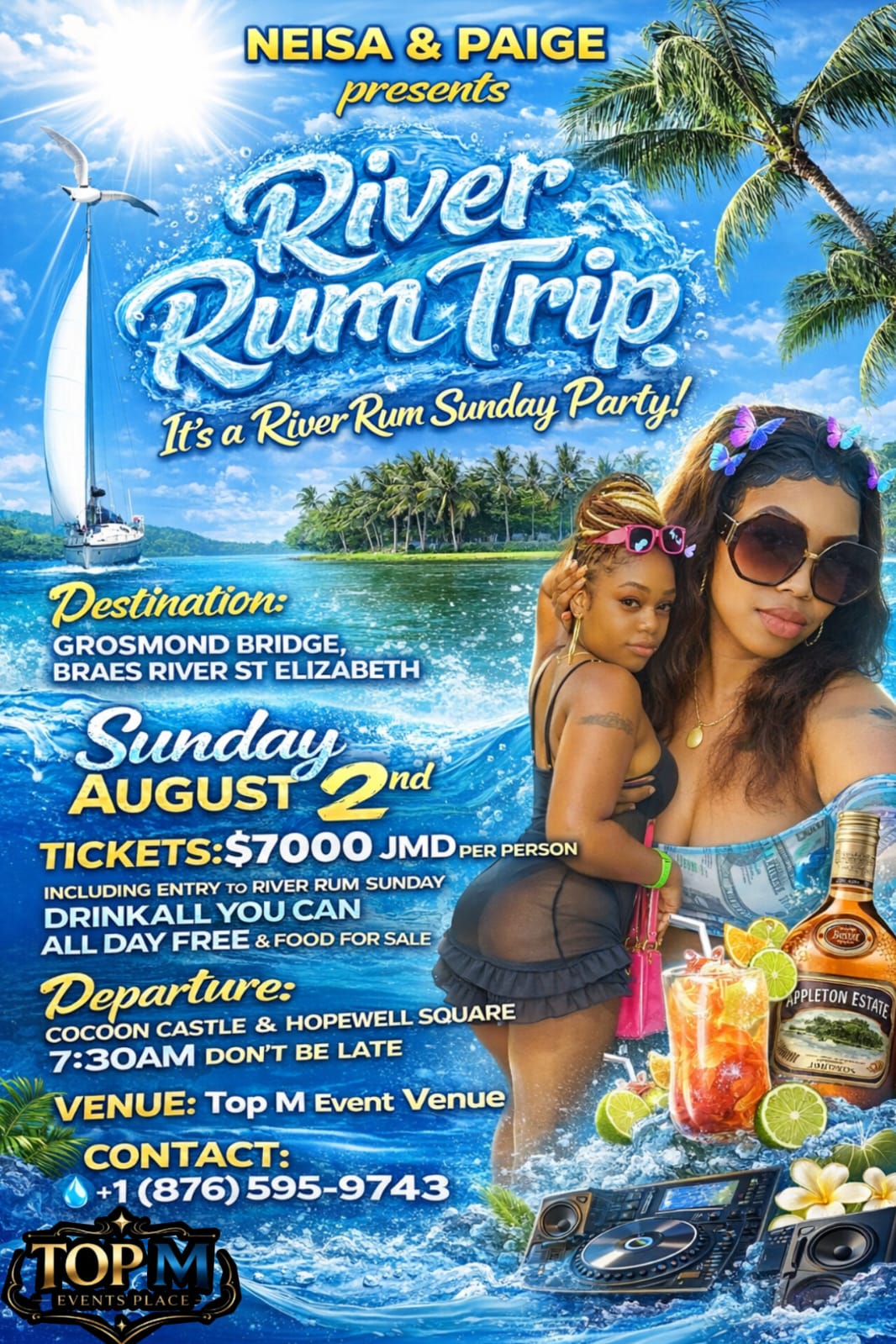 Neisa & Paige River Rum Trip