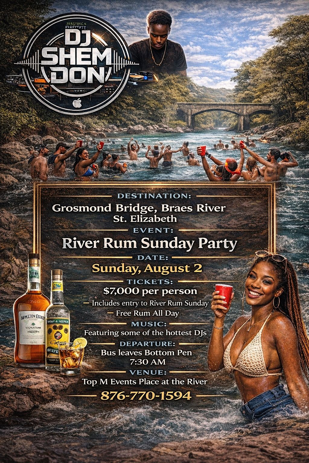 Dj Shem Don River Rum Trip